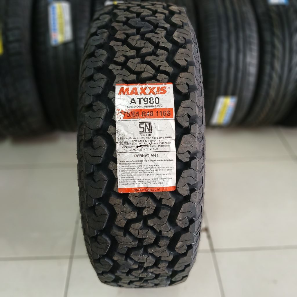 Ban mobil ukuran 275 65 R18 maxxis bravo at 980 harga terjangkau ban 275/65 r18 maxxis