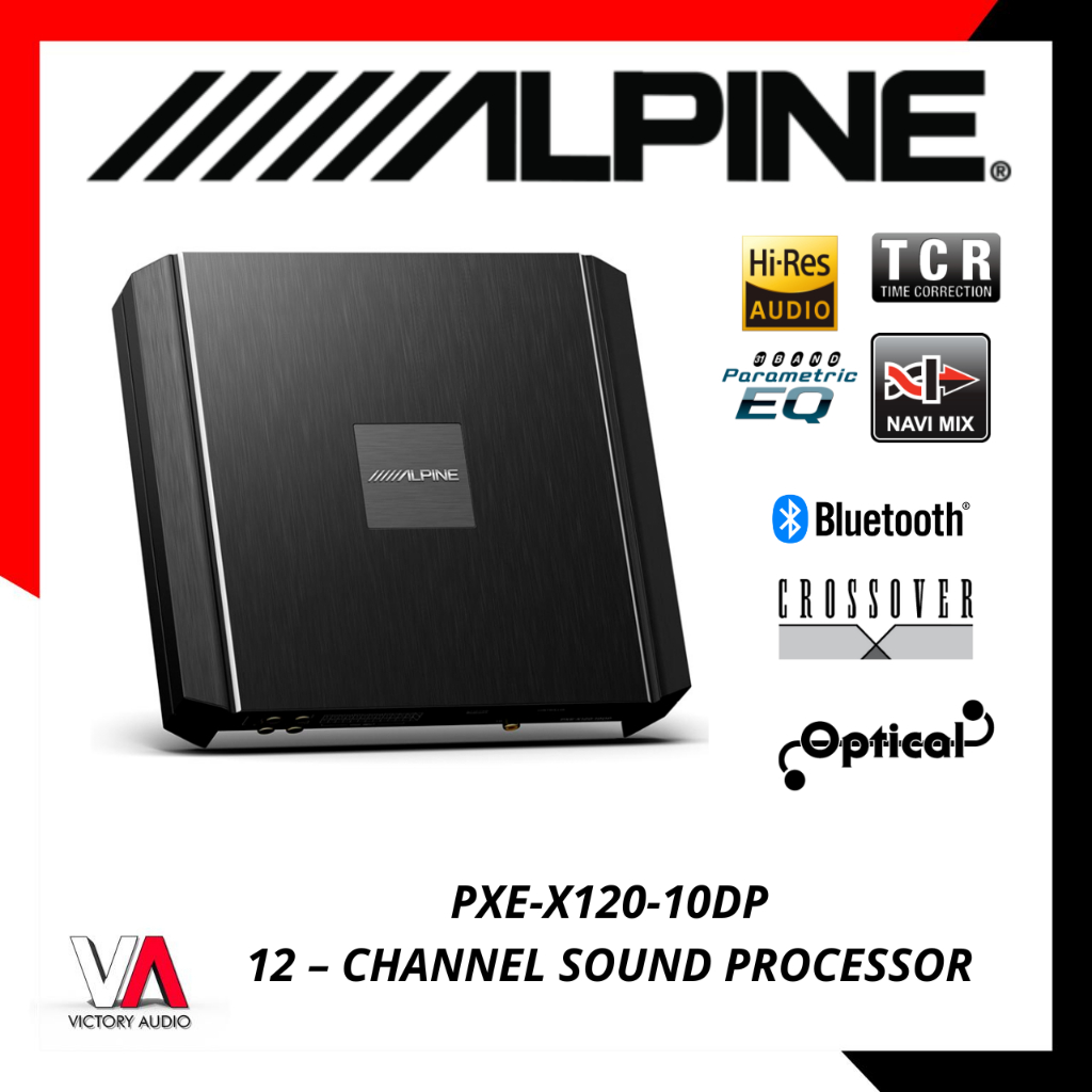 Alpin PXE-X120-10DP 12-Channel DSP Amplifier - Audio Mobil