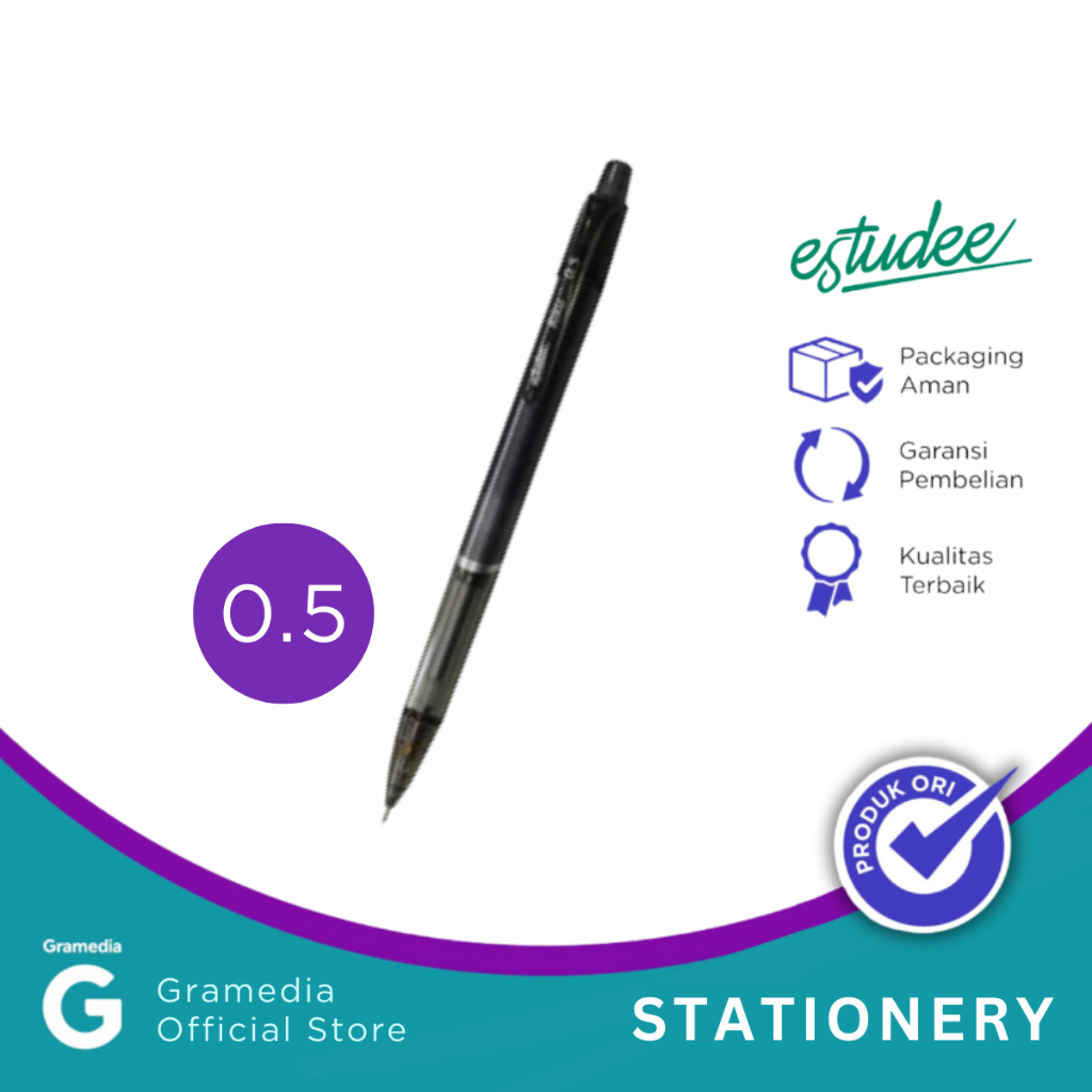 

Estudee Riku Mech.Pencil Shakeshake 0.5 Black Es-Mp668