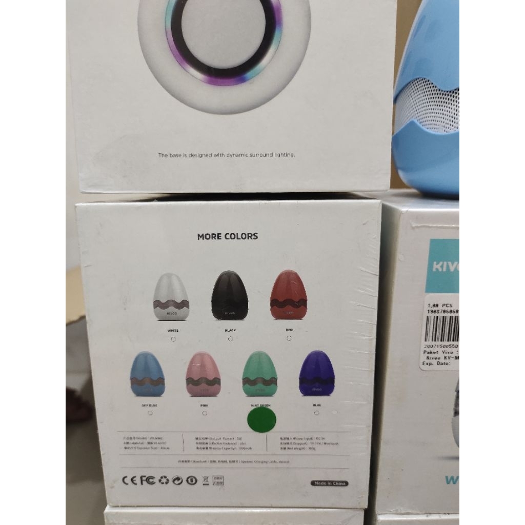 KIVEE KV-MW01 speaker wireless telur KIVEE