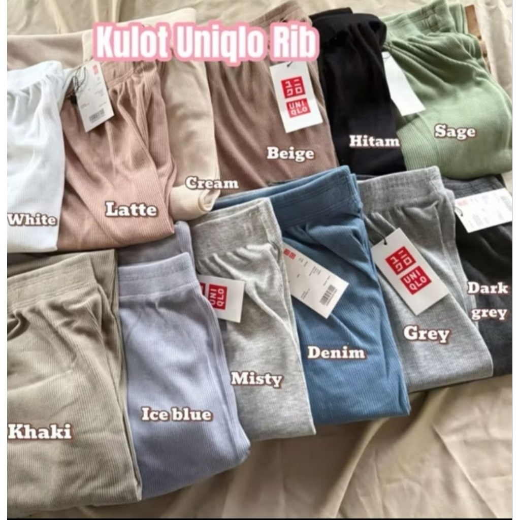 Kulot RIB PREMIUM UNIQLO