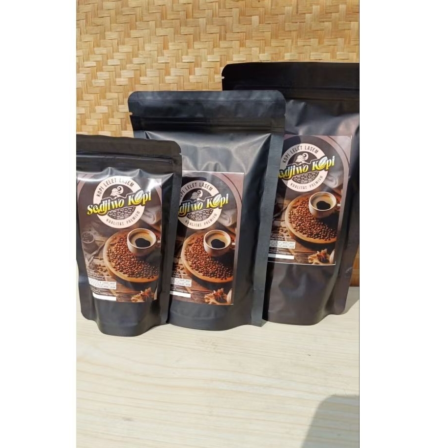 

Sedjiwo Kopi 100% Kopi Murni Tanpa Campuran Kemasan Pouch