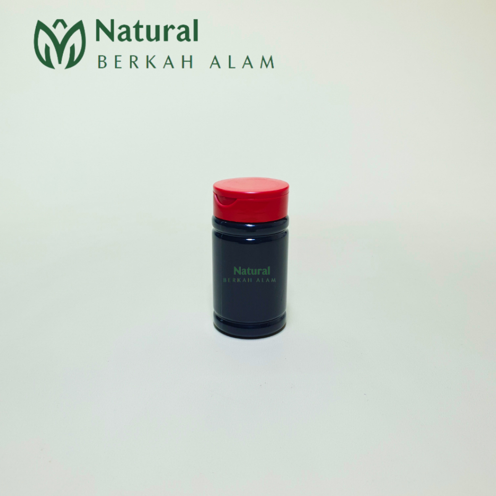 Botol Centrum 60 Kapsul Hitam Tutup Boncabe / Botol Plastik / Botol / Botol Boncabe / Botol Bumbu