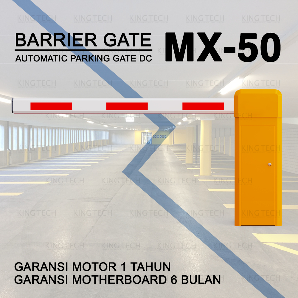 Barrier Gate MX50 DC / Mesin Parkir Portal Otomatis