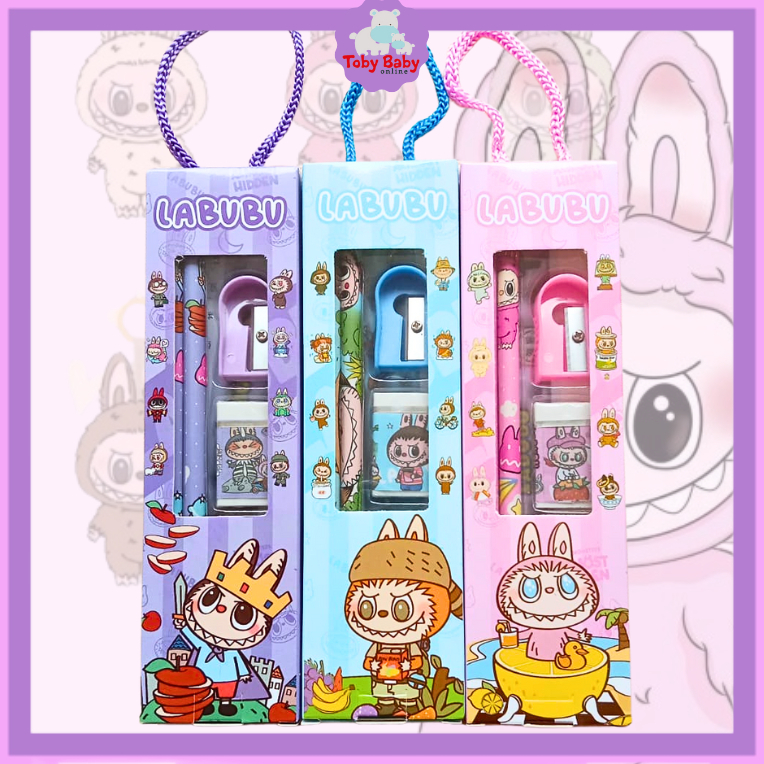 

Set Alat Tulis Box Motif Labubu 5 in 1 Stationary Anak Sekolah