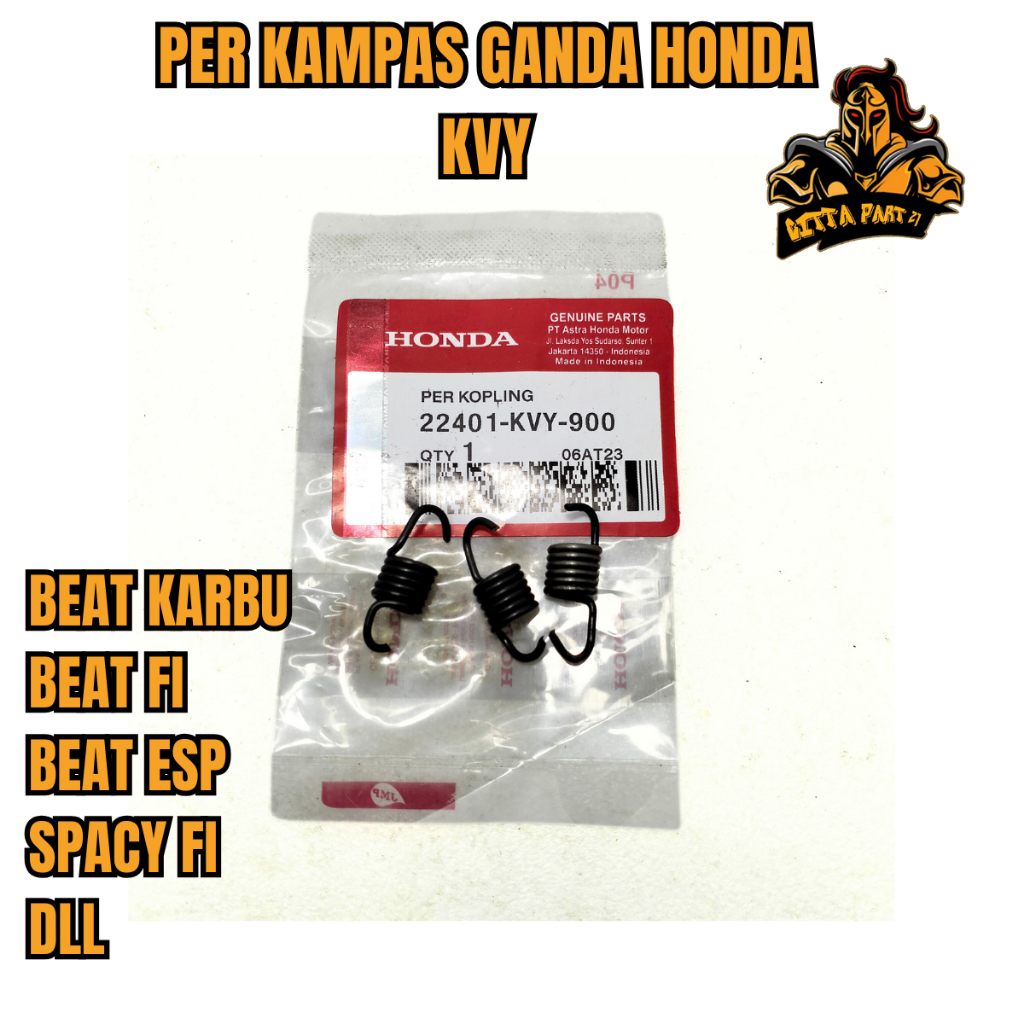 ASLI ORIGINAL PER KAMPAS GANDA HONDA AHM KVY BEAT KARBU FI ESP SPACY FI DLL
