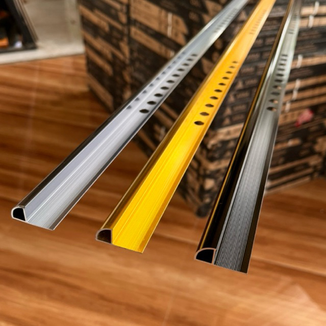 tile trim aluminium kuku macan aluminium bonbon