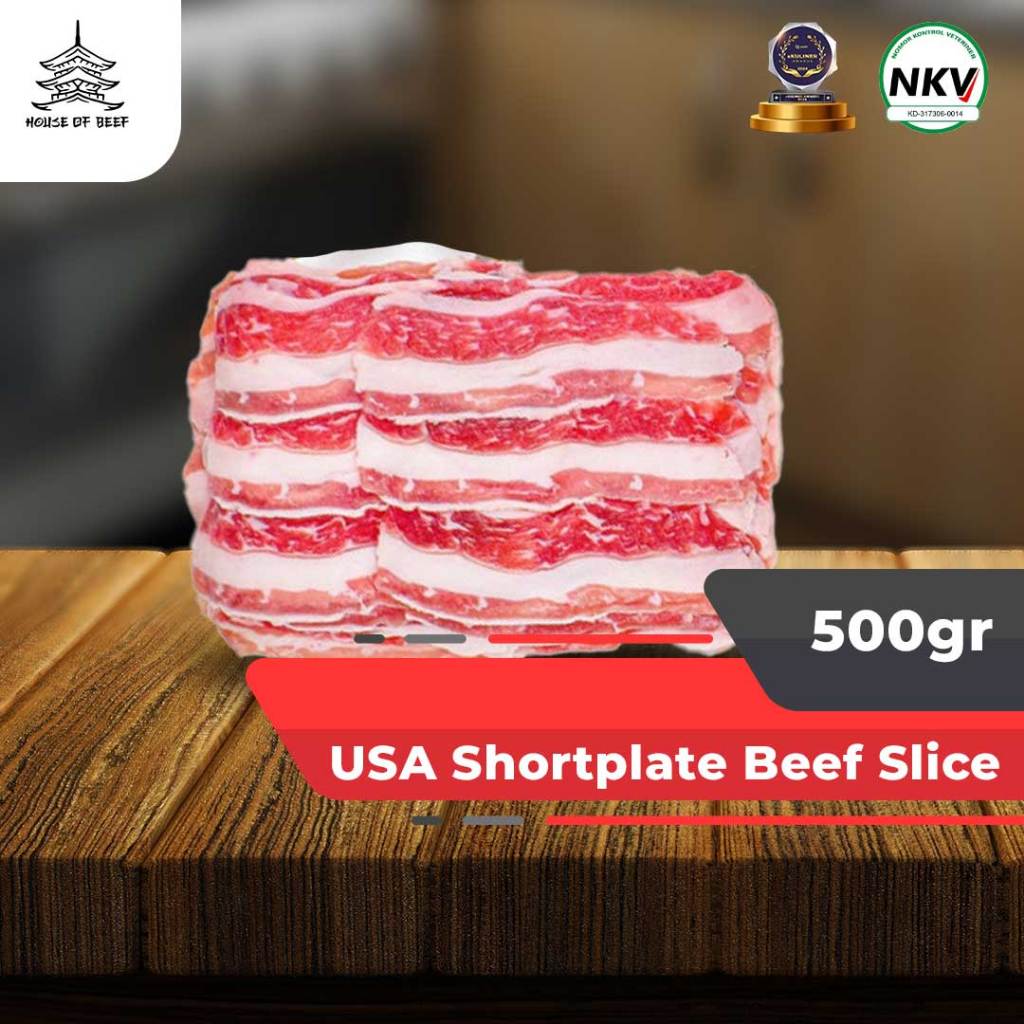 

Slice Beef AUS Shortplate | Daging Sapi Slice / Beef Slice ukuran 500gr