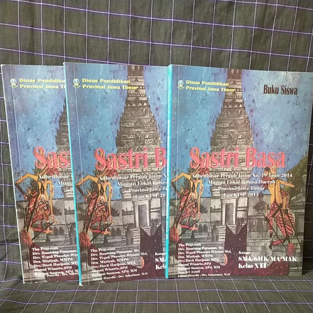 buku pelajaran bahasa Jawa sastri basa untuk SMA kelas 10,11,12