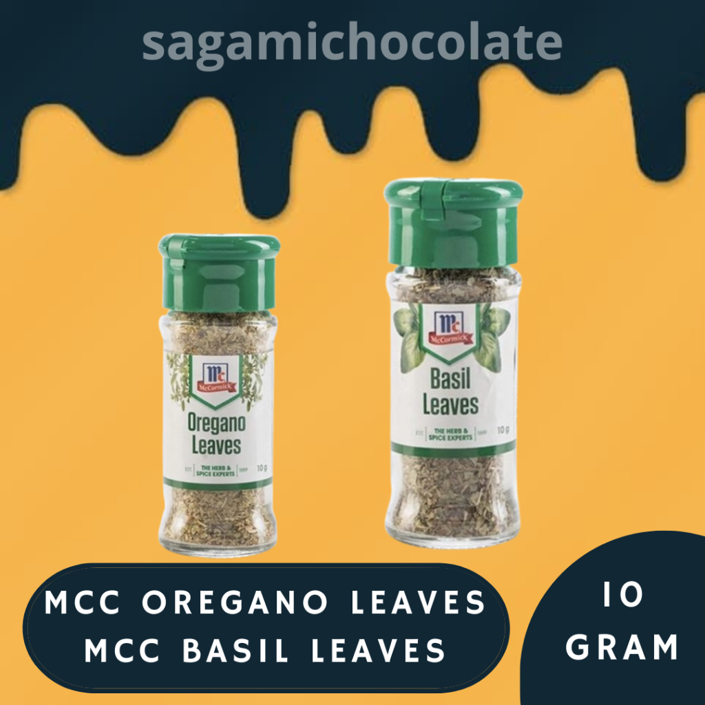 

Mccormick Mc Cormick Basil Leaves bumbu 10 g / Mccormick Mc Cormick Oregano Leaves bumbu 10 g