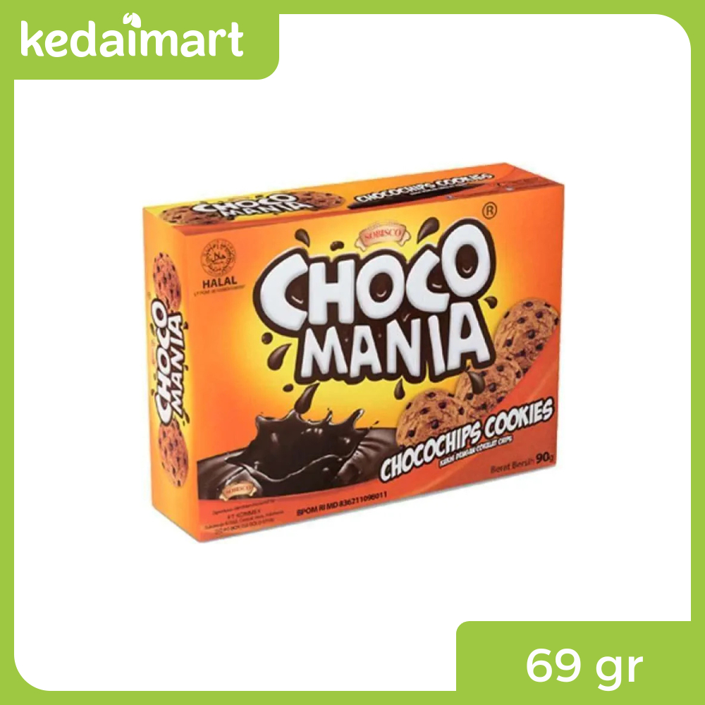 

Choco Mania Chocochip Cookies 90 Gram