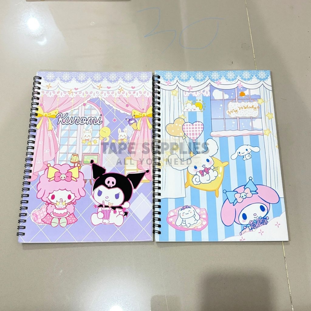 

[Whispers] Diary Notebook Spiral B5 SANRIO 30 LEMBAR - TERMURAH!!!