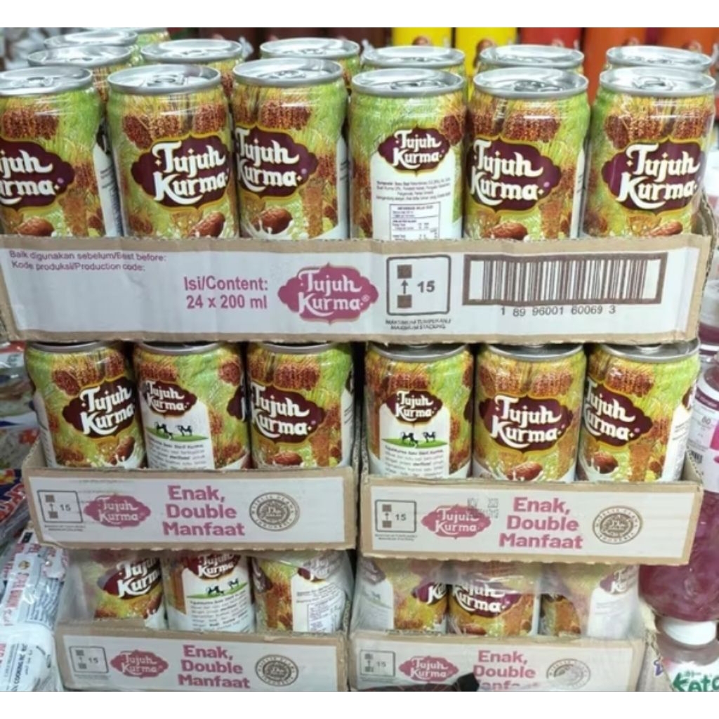 

Tujuh Kurma Susu Steril 1 Krat isi 12 pcs @189ml