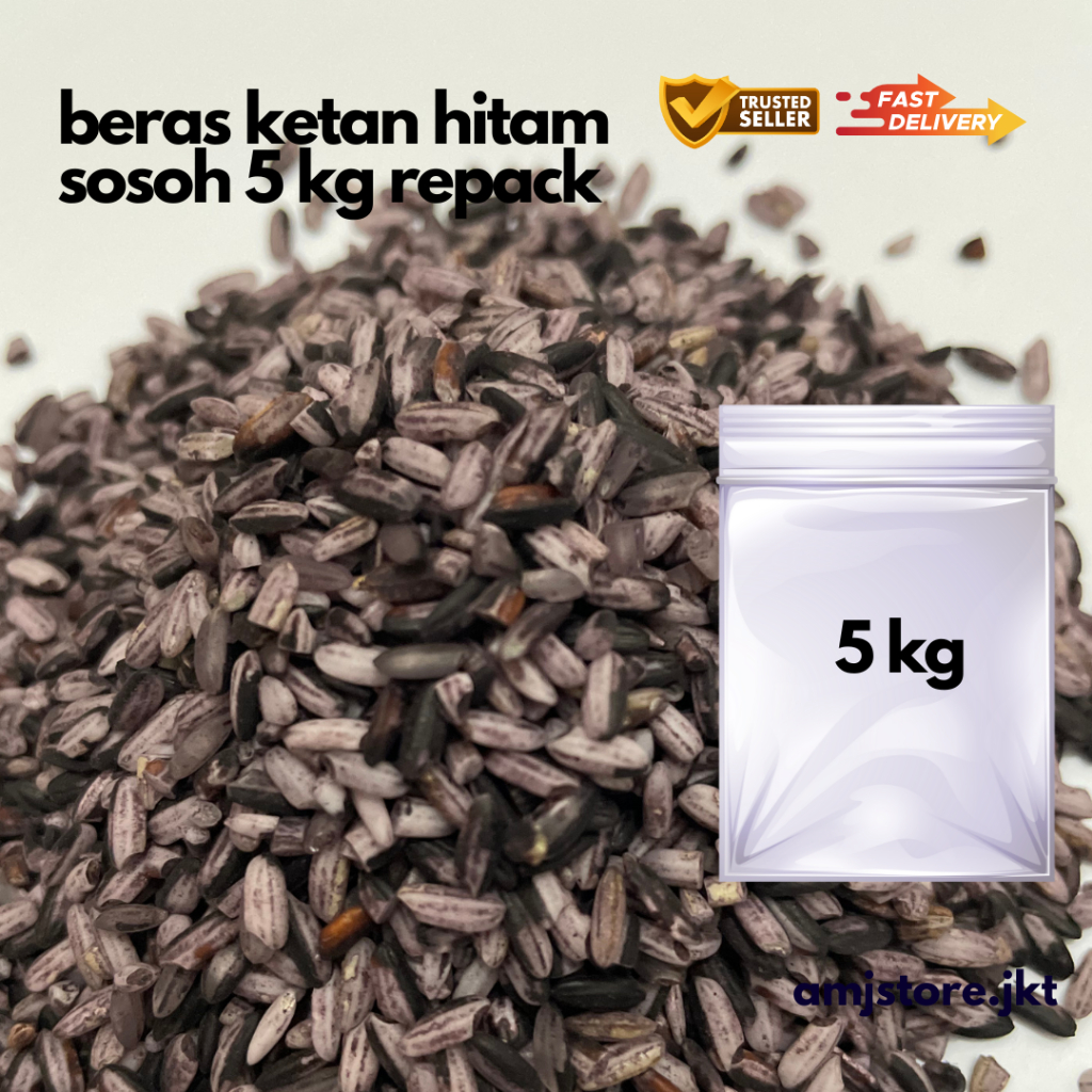 

Beras Ketan Hitam Sosoh 5 kg