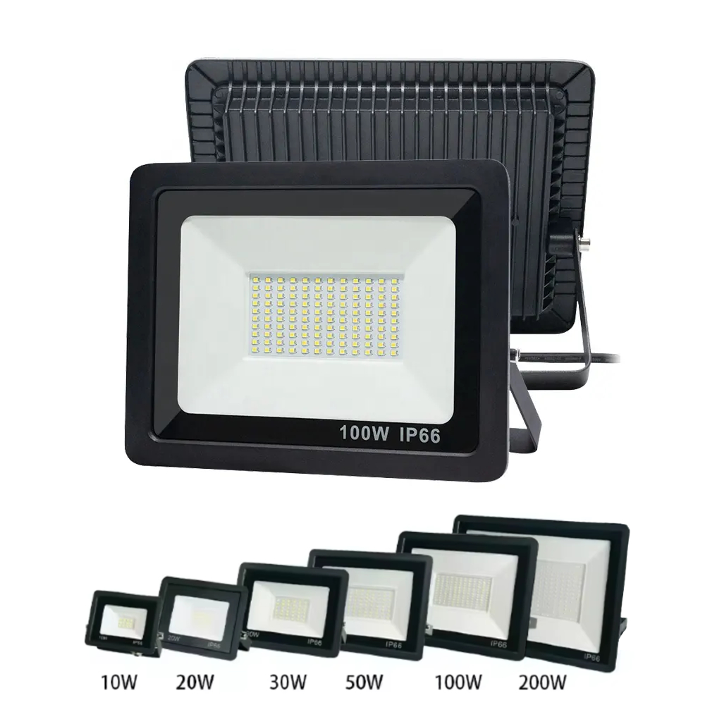 LED FLOOD LIGHT SMD Kap Lampu Sorot Tembak Alumunium 10W 20W 30W 50W 100W 150W 200W 300W 400W 500W A