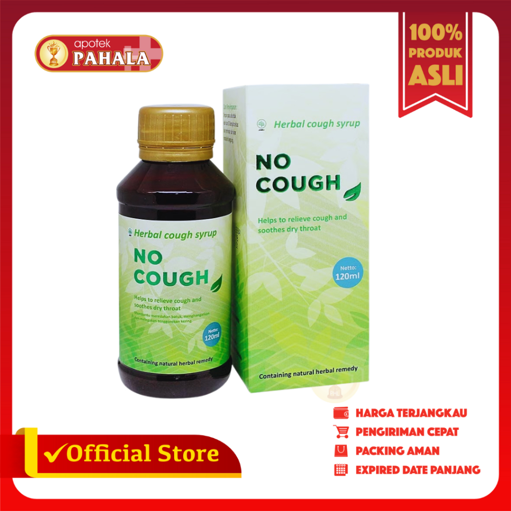 Jual No Cough Obat Batuk Herbal Syrup 120 ml