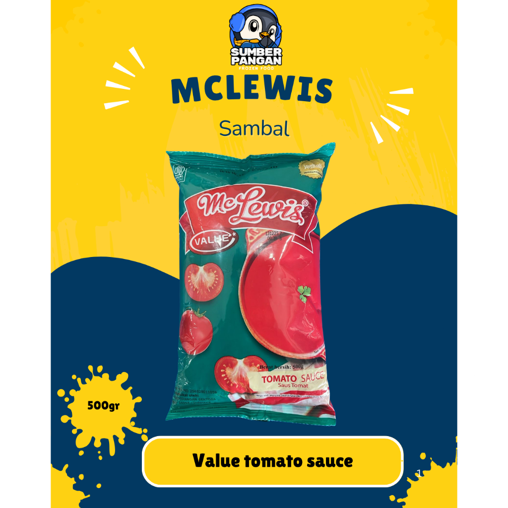 

Mc Lewis Tomato Sauce Value 500gr&1kg
