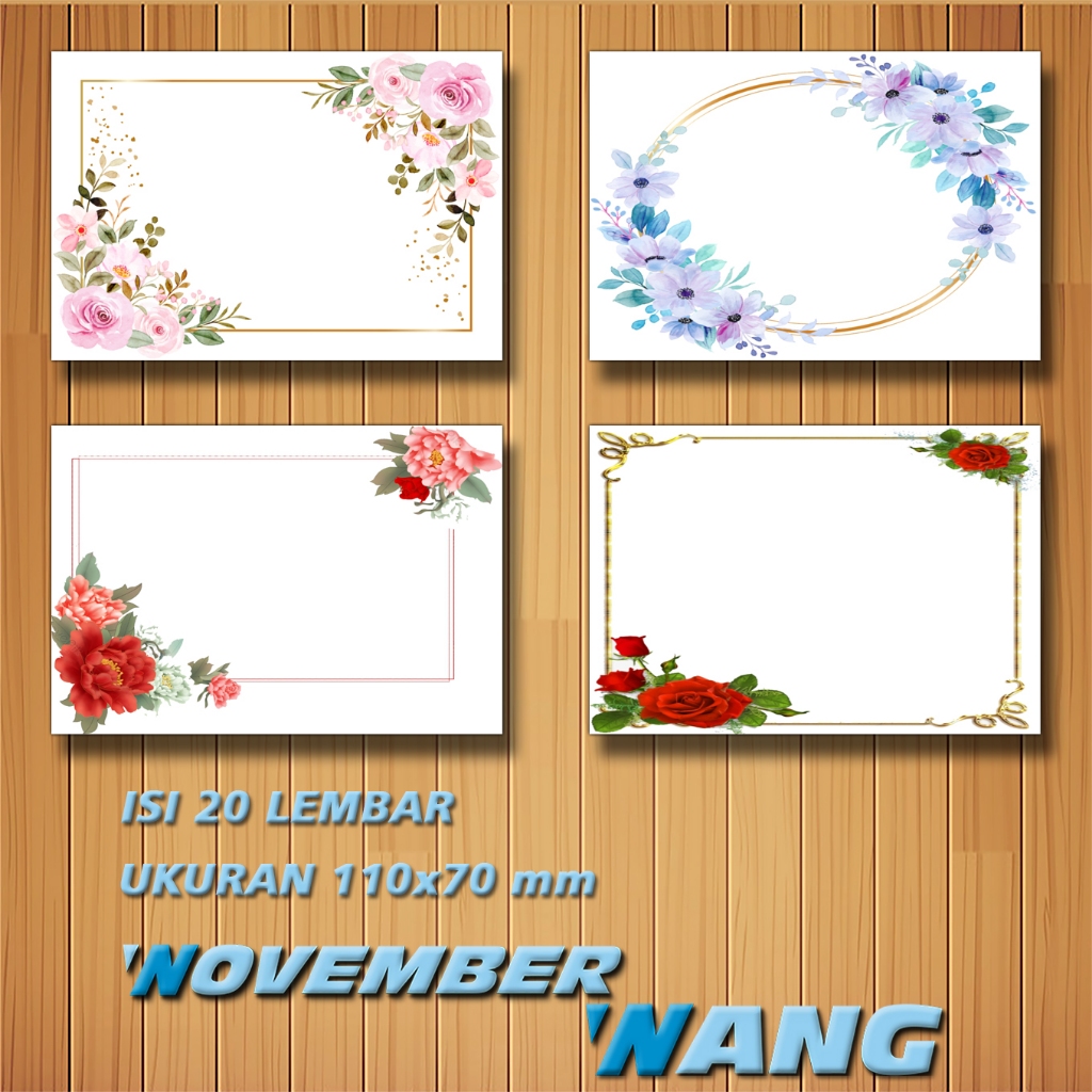

Amplop Custom Kondangan Kecil 110x70mm isi 20 lembar Bisa Request Cetak Nama