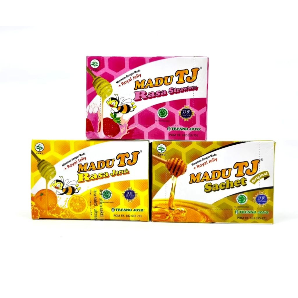 

Madu TJ sachet Tresno Joyo Satuan 20gr all varian rasa