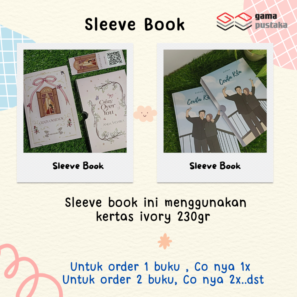 

JACKET BOOK/SLEEVE BOOK/SHRINK/TERMURAH GAMAPUSTAKA