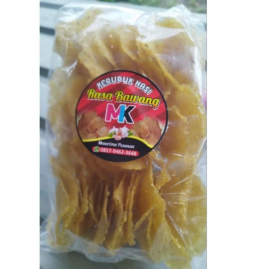 

Kerupuk nasi/KN MIK -camilan gurih/ Berat 300 gram /makanan ringan/Rini Bakery