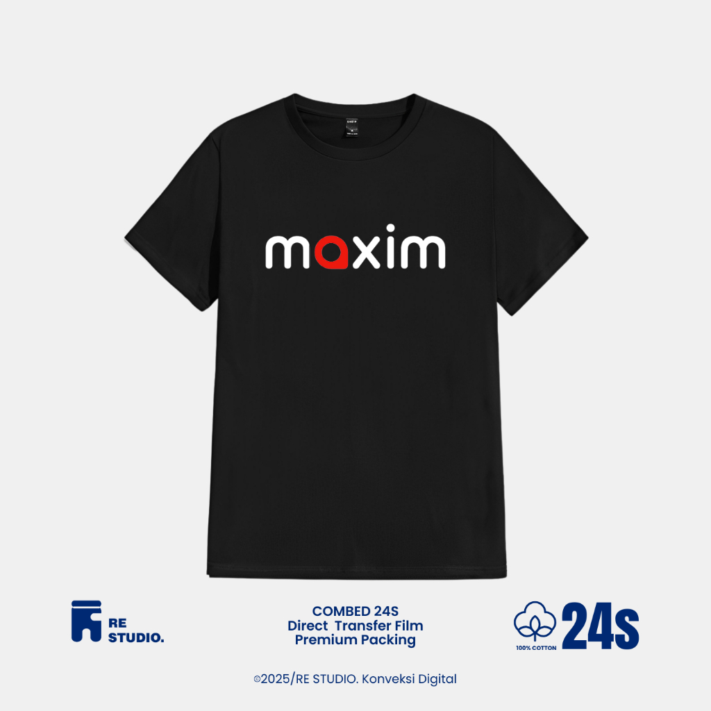 Custom - Kaos maxim Lengan pendek