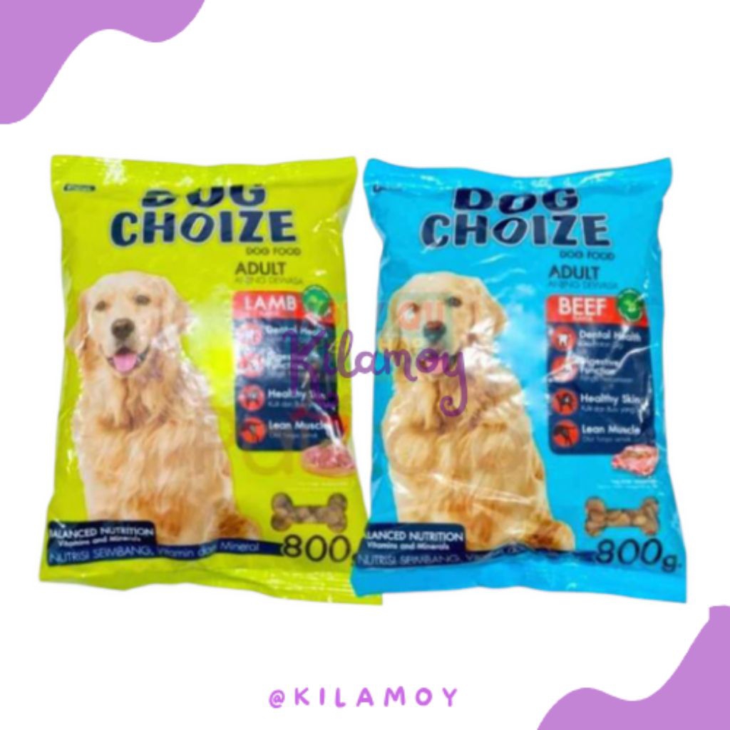 DOG CHOIZE 800GRAM - MAKANAN ANJING DOG CHOIZE 800GR
