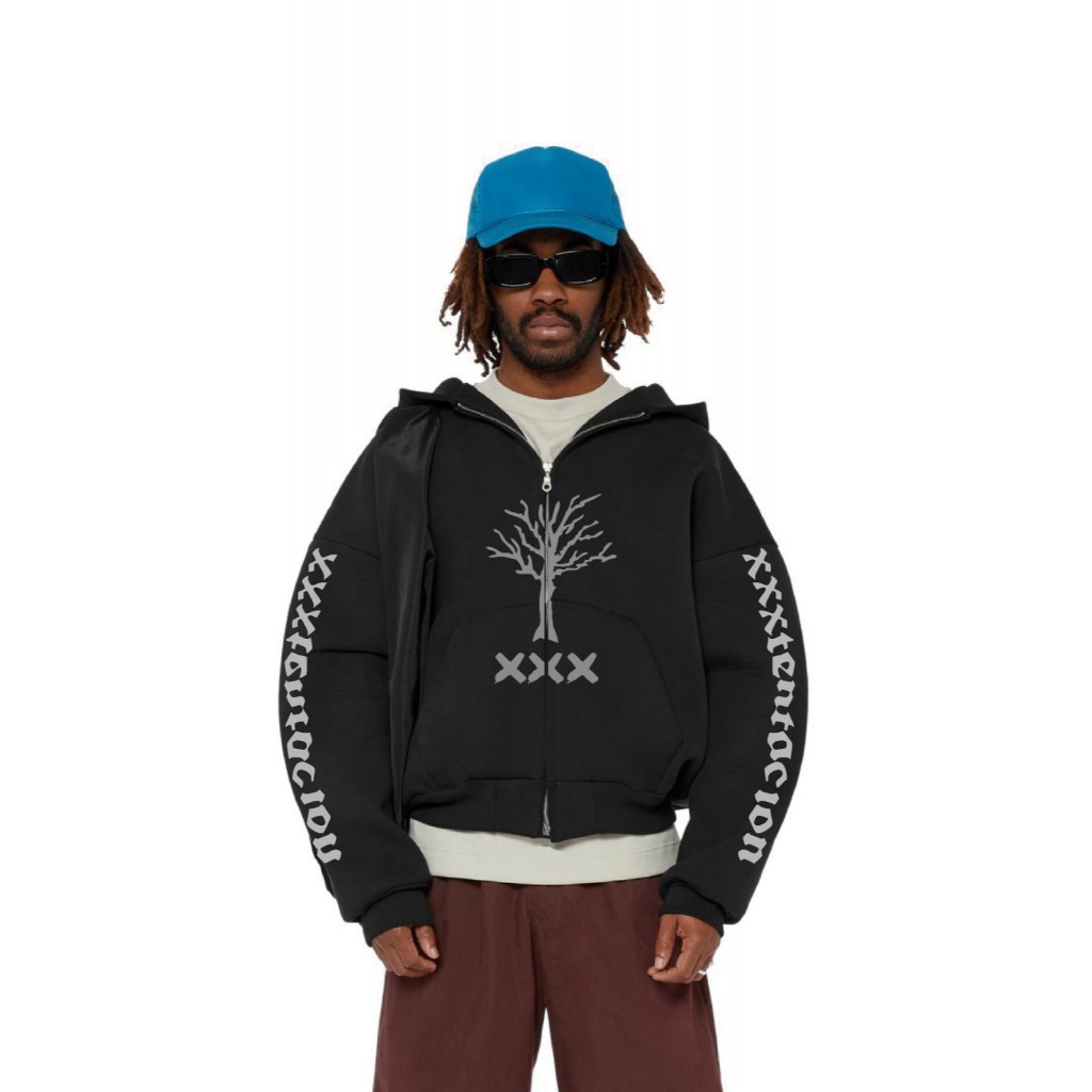 HANKYU - HOODIE ZIPPER XXXTENTACION UNISEX TERBARU PRIA WANITA