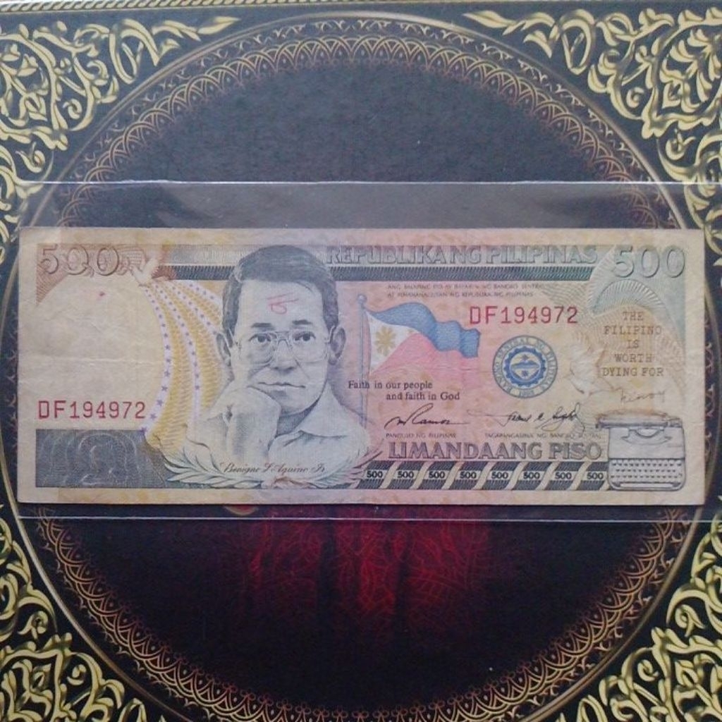 Uang Pilipina Philipina 500 peso 1993 vf