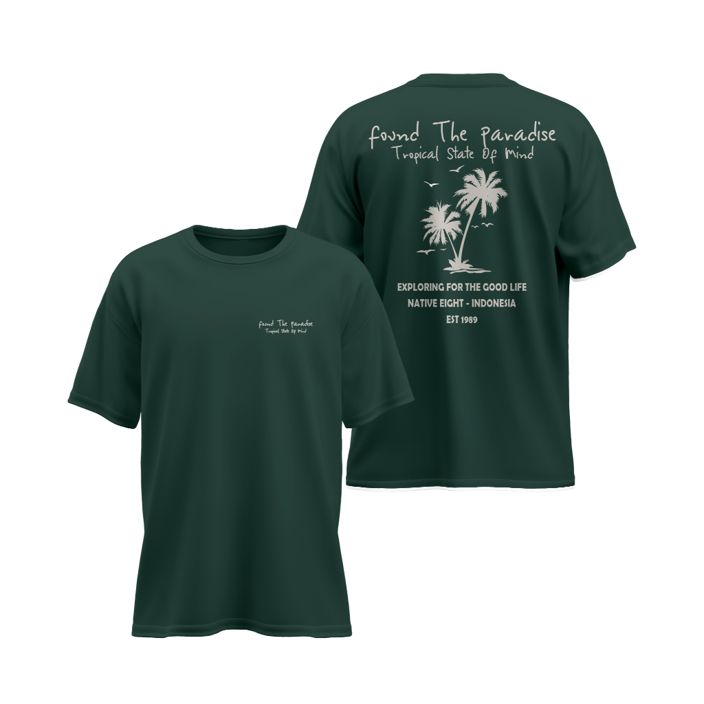 T-SHIRT MOKSACLOTH | FOUND THE PARADISE | UNFINISH SERIES