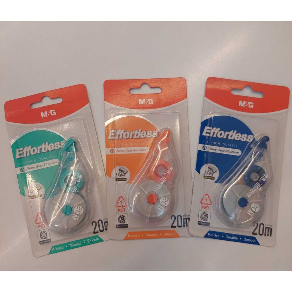 

M&G CORRECTION TAPE EFFORTLES 20m*5mm