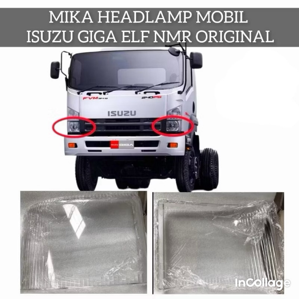 Mika Lampu Headlamp Depan Isuzu Giga Elf Nmr Original