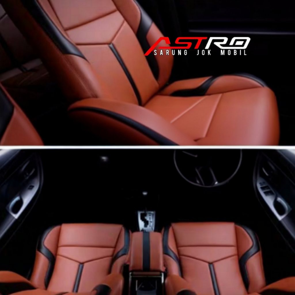 sarung jok mobil sigra calya full set cover jok calya sigra bahan kulit tebal adem anti air