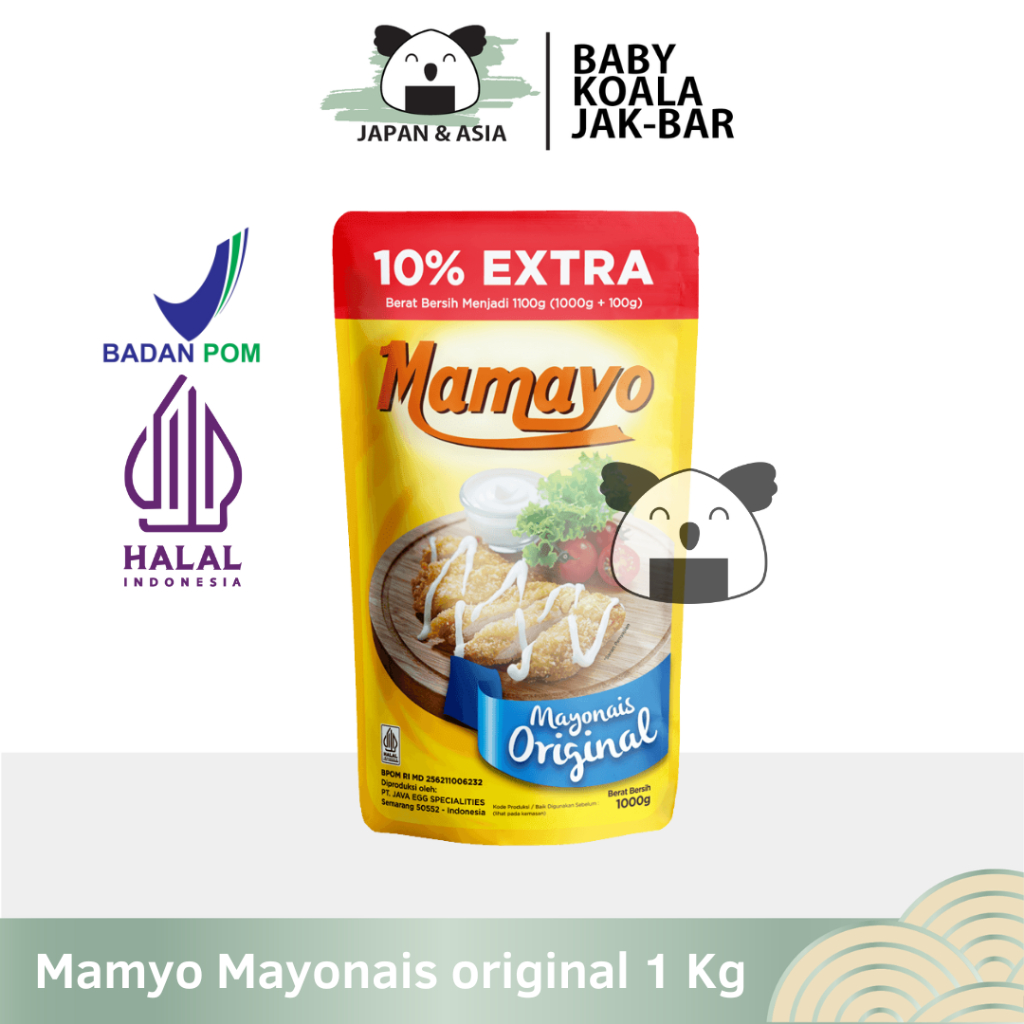 

MAMAYO Mayonais Original 1 Kg Halal │ Mayonnaise Original - Kembangan