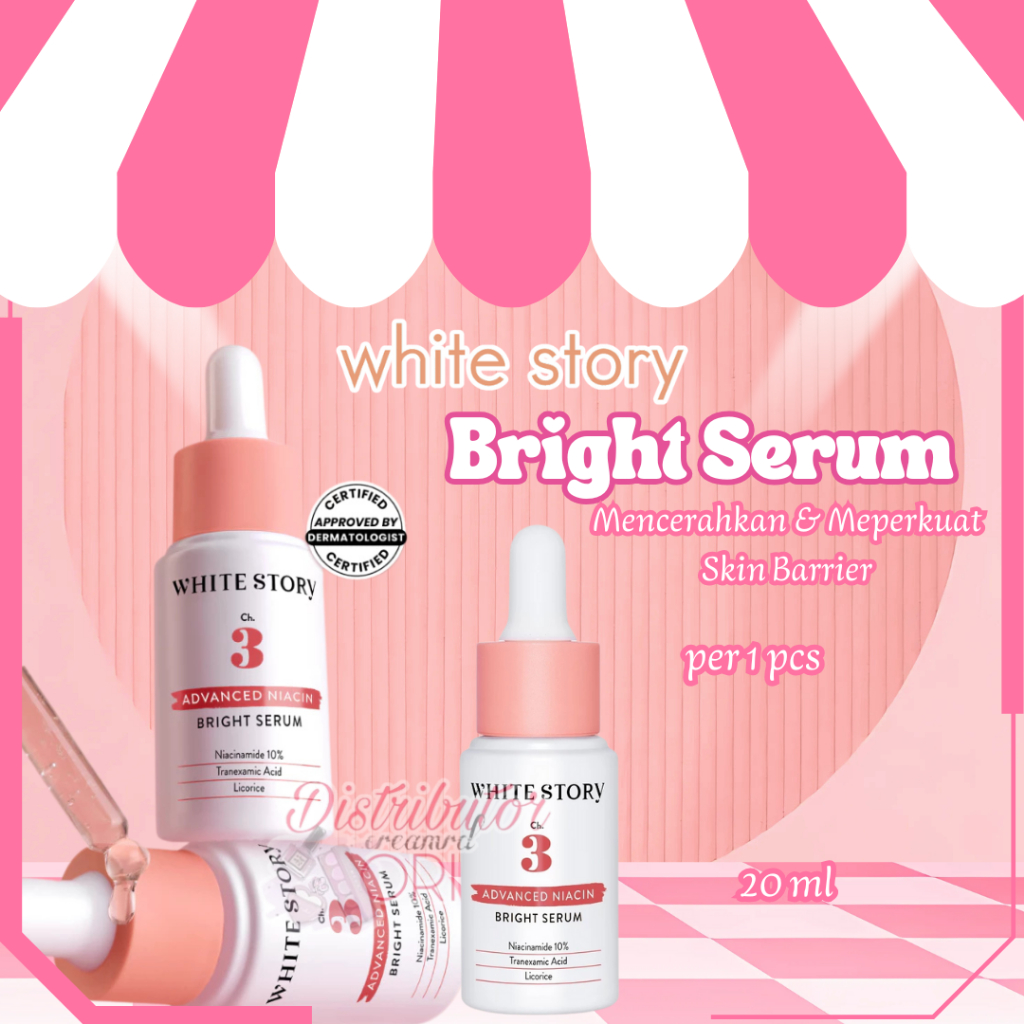 READY White Story Brightening Face Serum / SERUM MENCERAHKAN
