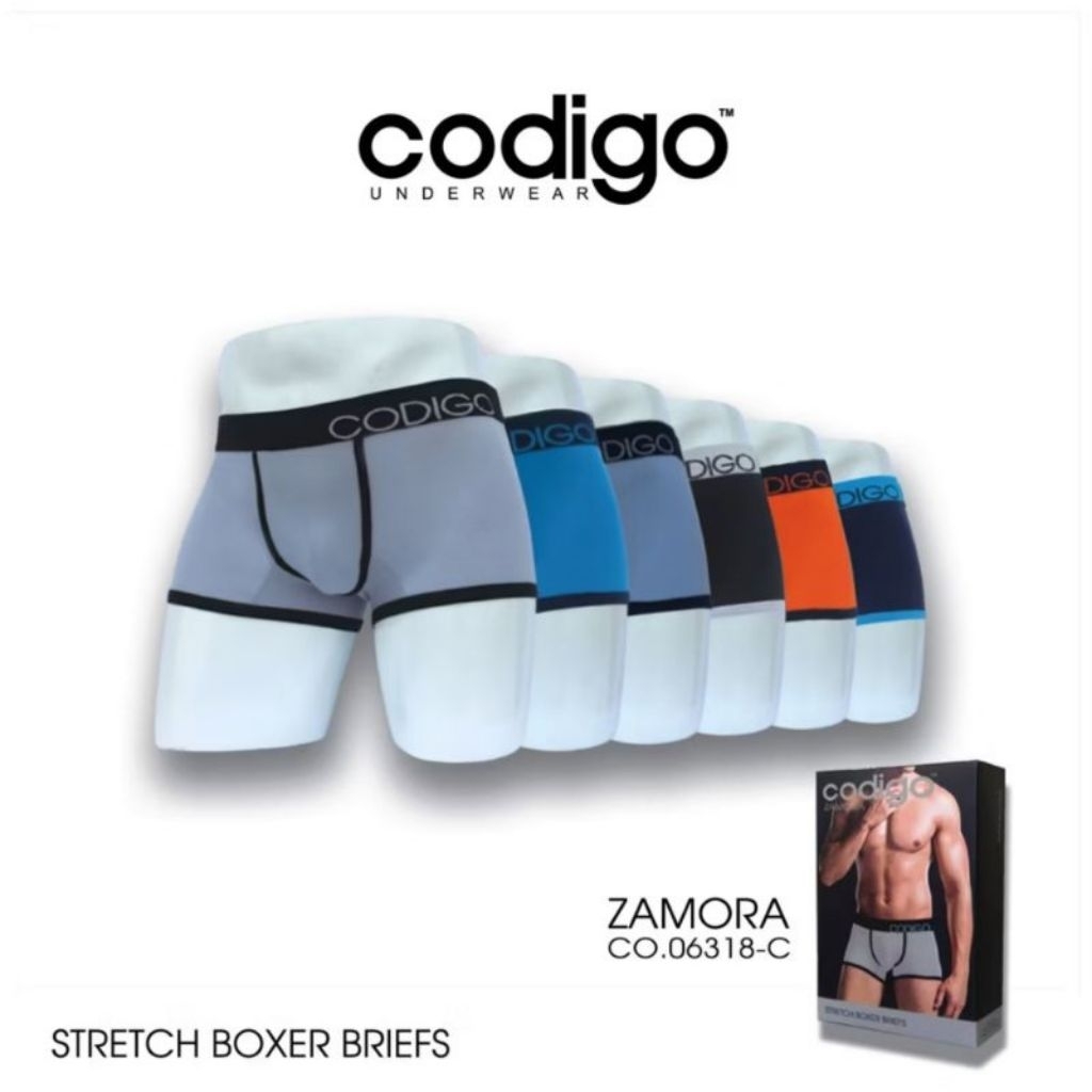 (Khusus Batam) CODIGO ZAMORA CELANA DALAM PRIA BOXER 3 Pcs