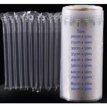 

INFLATABLE BUBBLE WRAP/BUBBLE WRAP CUSHION AIR COLUMN LEBAR 15CM PANJANG 250METER