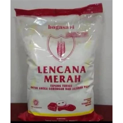 

Tepung Terigu Lencana Merah Bogasari 1 kg