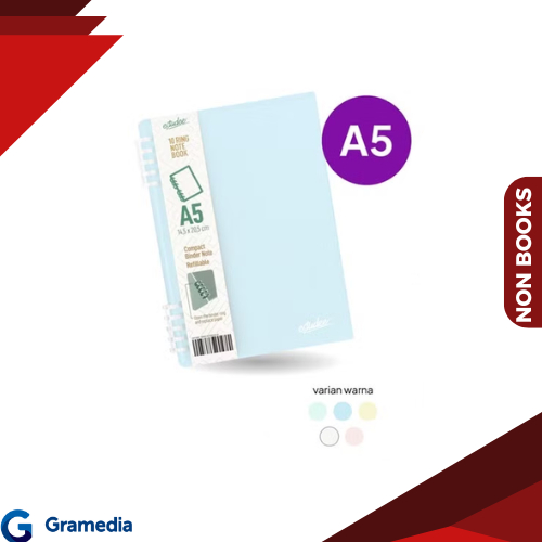 

Gramedia Medan -ESTUDEE 10RING NOTEBOOK A5 ICE BLUE
