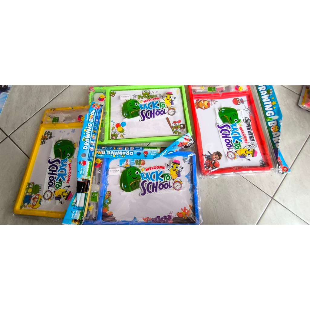 

Mainan Edukasi Anak Papan Tulis 2 in 1 Black and White Board Bisa Di Hapus IE-04