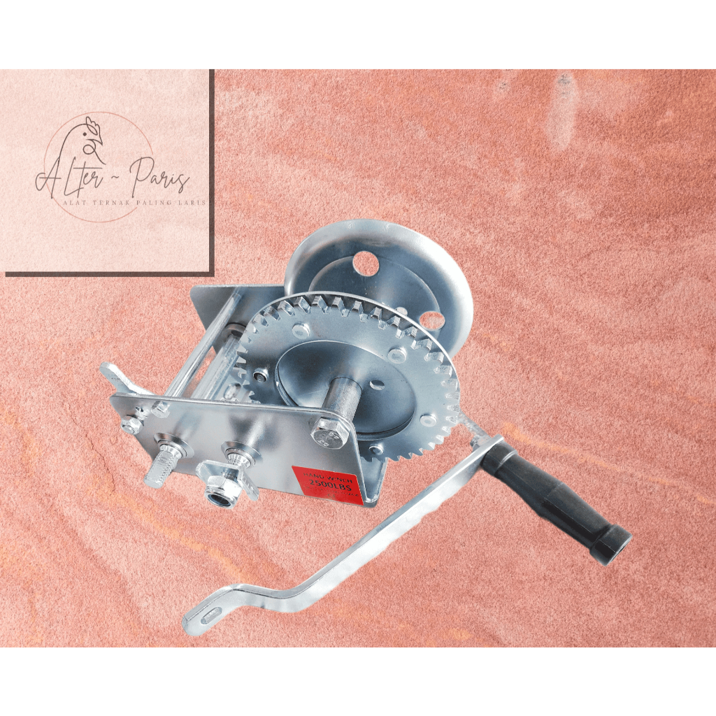 HANDWINCH 2500LBS / ALAT TERNAK KANDANG AYAM / KATROL / ALAT NAIK TURUN TERPAL / KANDANG AYAM