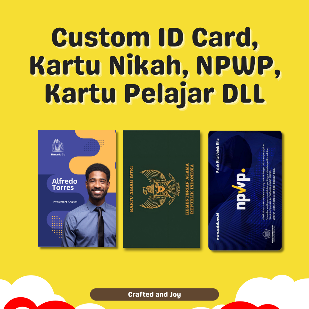 

Kartu PVC ID Card | Kartu Member, Kartu Pelajar, Kartu Nikah, NPWP, Kartu My Pertamina dll