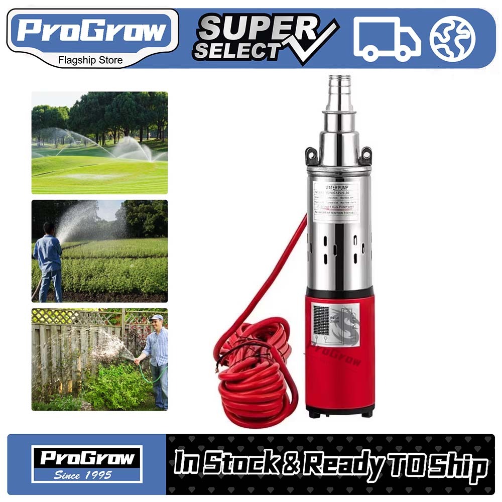 Pompa Air Tenaga Surya 12V/24V 280W - Pompa DC Submersible untuk Irigasi Taman & Sumur