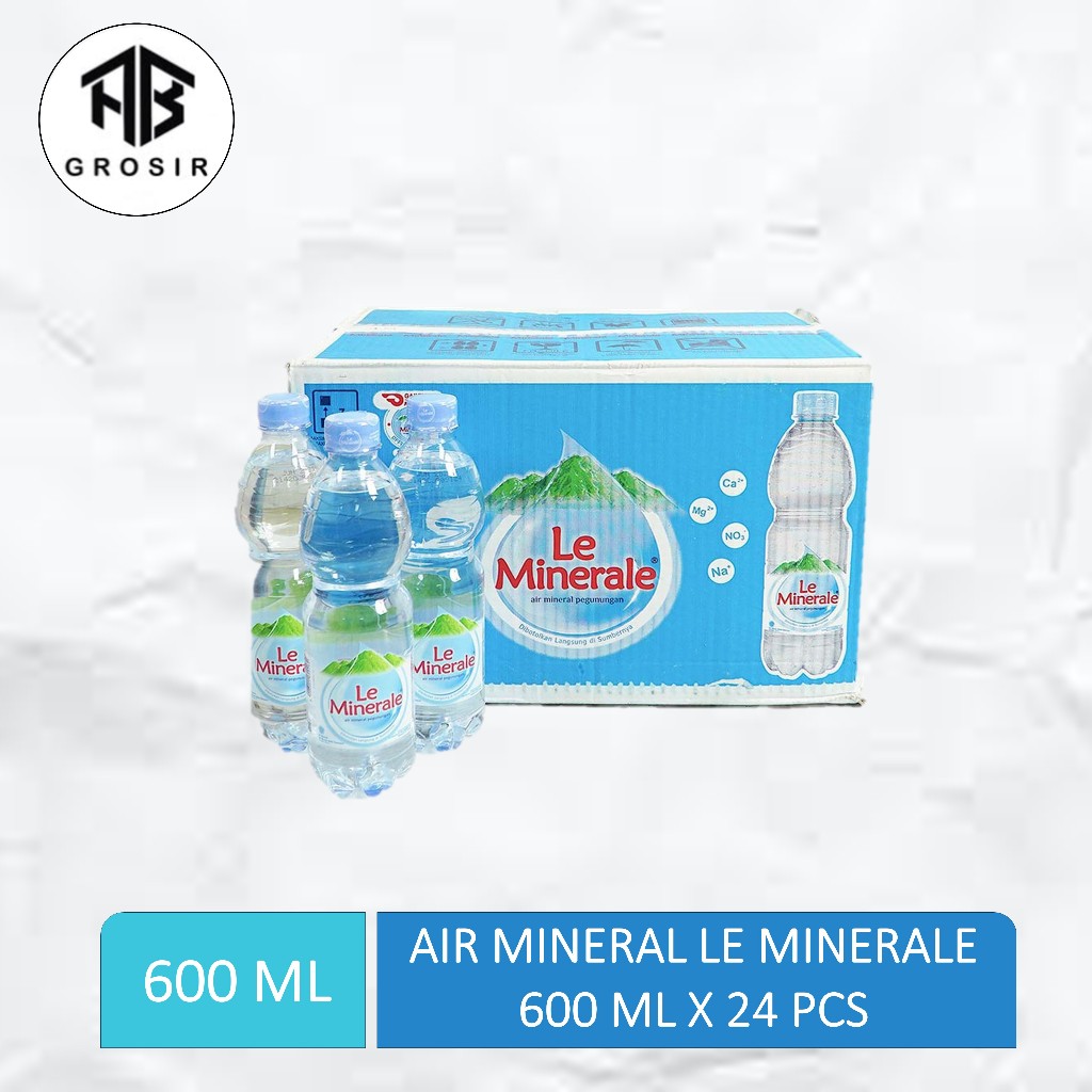 

Le Minerale 600 Ml Botol x 24 Pcs (1 Dus)
