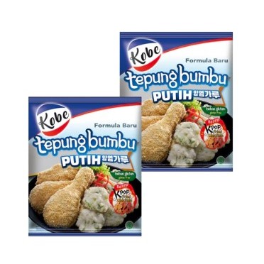 

Kobe Tepung Bumbu Putih 180gr x 2 pcs