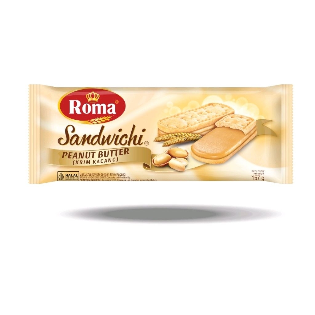 

Roma biskuit sandwich 157 gr camilan snack