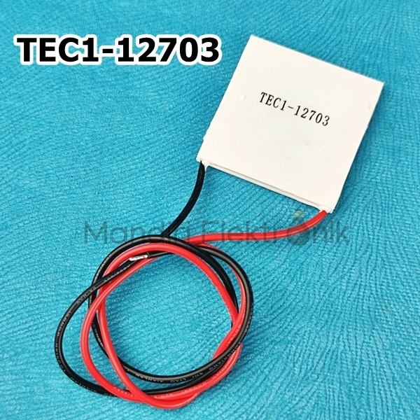 TEC-12703 Peltier Semiconductor Refrigeration 40x40mm TEC-12703 12V DC 3A Thermoelectric Cooler Modu
