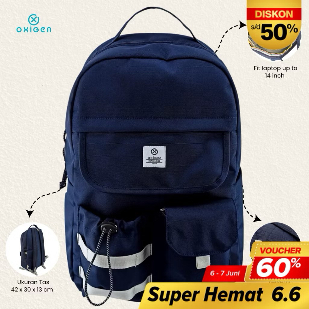 OXIGEN - TAS RANSEL ANAK OXIGEN - TAS SEKOLAH ANAK - BACKPACK OXIGEN ORIGINAL