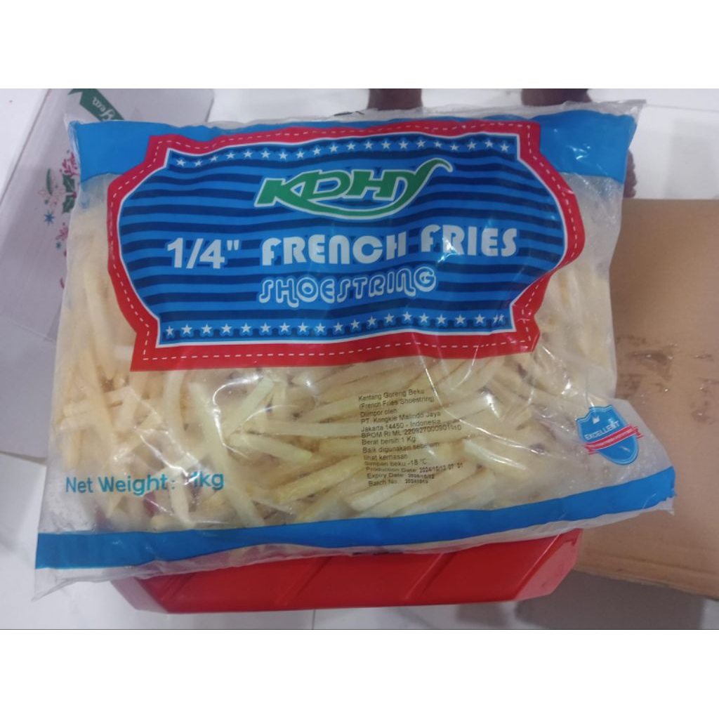

kentang 1kg / shoestring 1kg /kentang goreng beku 1kg/ kentang frozen 1kg