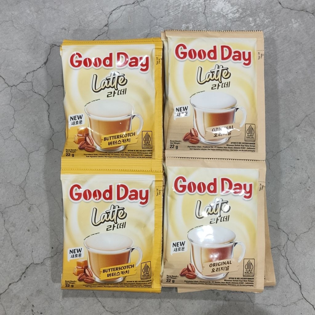 

Good Day Korean Latte Butterscotch Original Renceng 10x22gram
